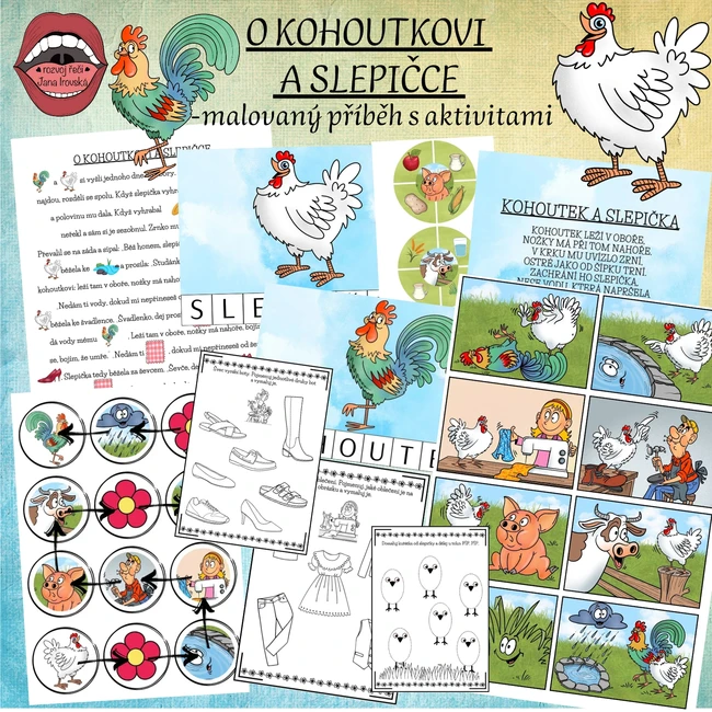 O KOHOUTKOVI A SLEPIČCE