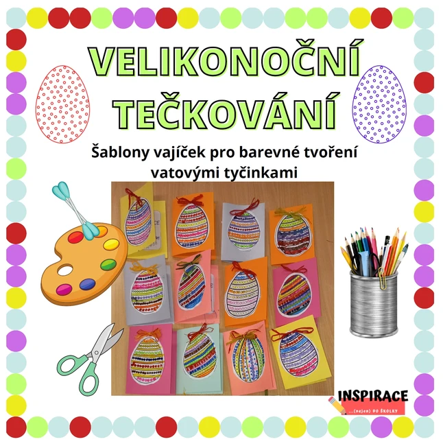 TEČKOVANÉ OBRÁZKY - TEČKOVANÁ VAJÍČKA