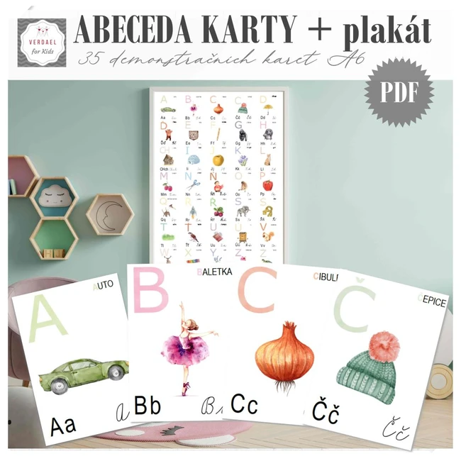 ABECEDA - DEMONSTRAČNÍ KARTY 
