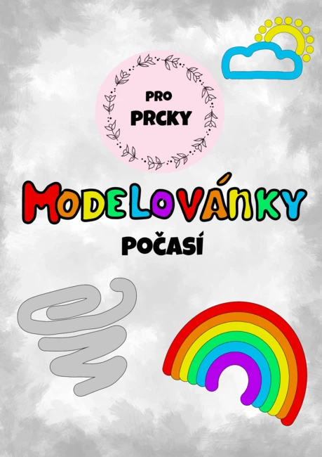 Modelovánky - Počasí  (modelovací podložky)
