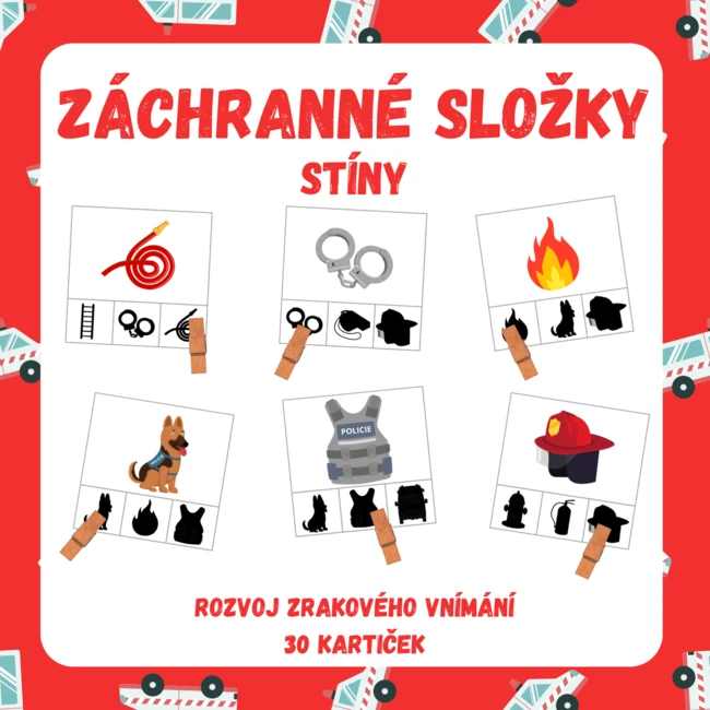 ZÁCHRANNÉ SLOŽKY - stíny