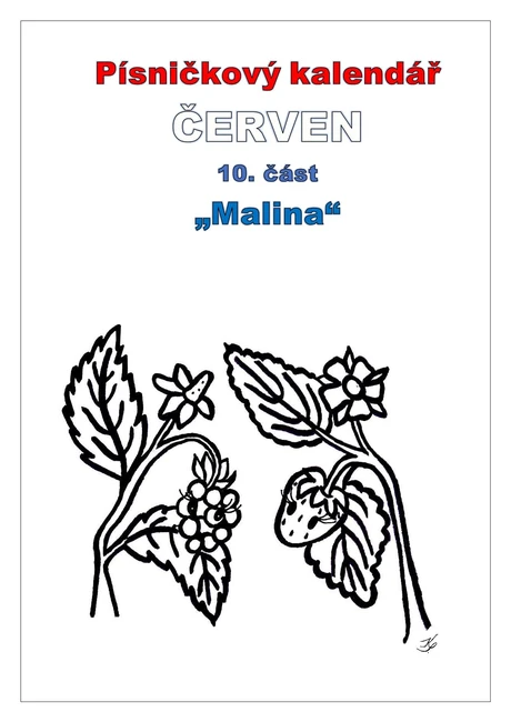 Písničkový kalendář, 10.část ČERVEN