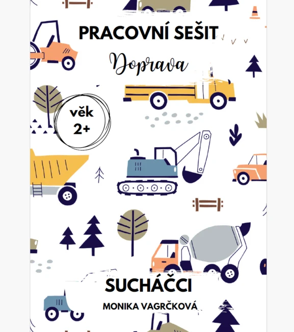 Pracovní sešit - Doprava A4 PDF k tisku