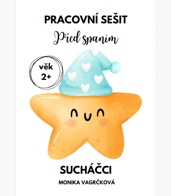 Pracovní sešit - Před spaním A4 PDF k tisku