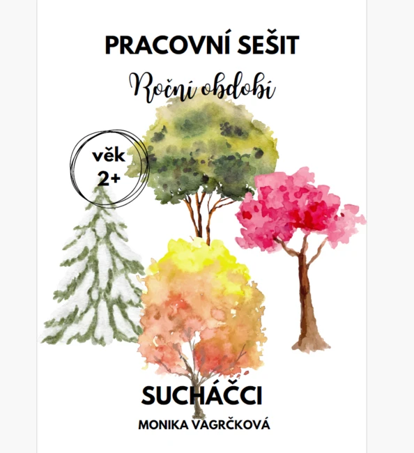 Pracovní sešit - Roční období A4 PDF k tisku