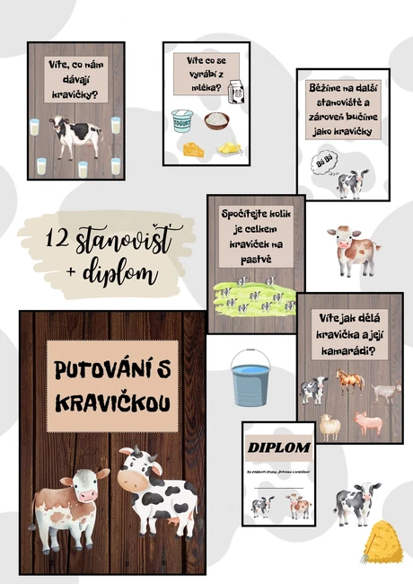 PUTOVÁNÍ S KRAVIČKOU 🐄🐮