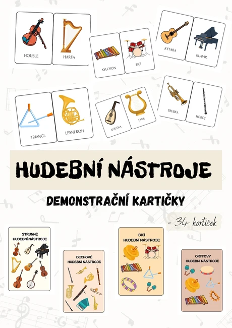 HUDEBNÍ NÁSTROJE 🥁🎺🎹