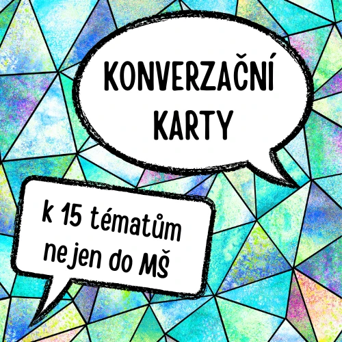 Konverzační karty/ sešit  (nejen) do MŠ