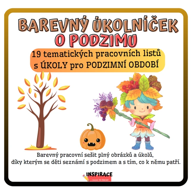 Barevný úkolníček O PODZIMU