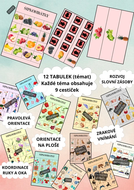Šipkohrátky- 12 témat