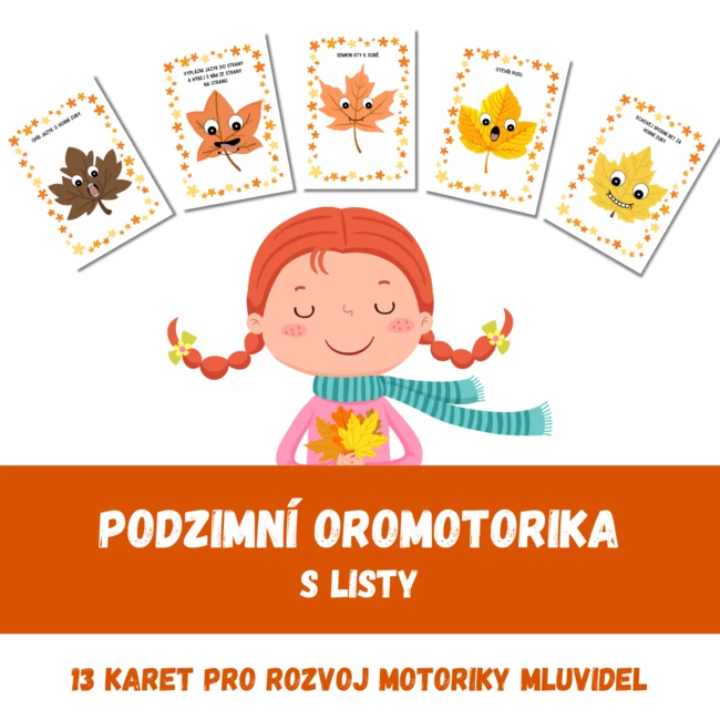 Podzimní oromotorika s listy