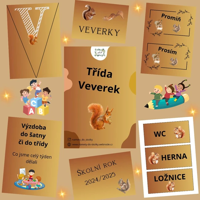 Výzdoba třídy Veverek