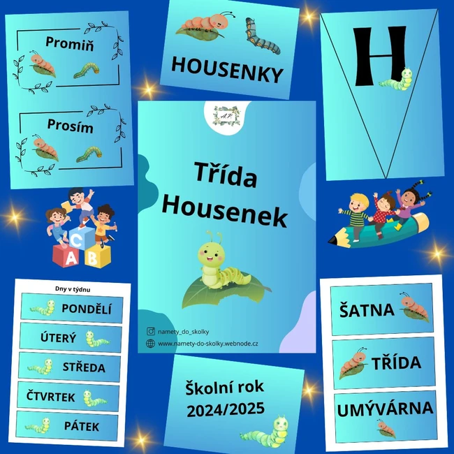 Výzdoba třídy Housenek 