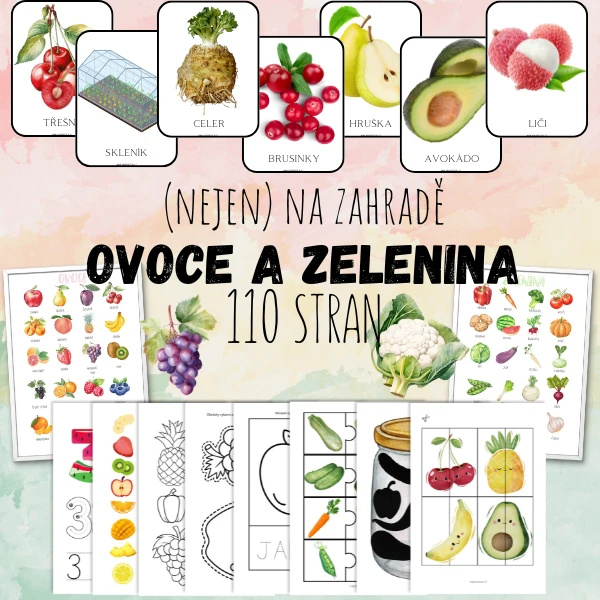 OVOCE A ZELENINA - (Nejen) na zahradě - MEGASOUBOR AKTIVIT