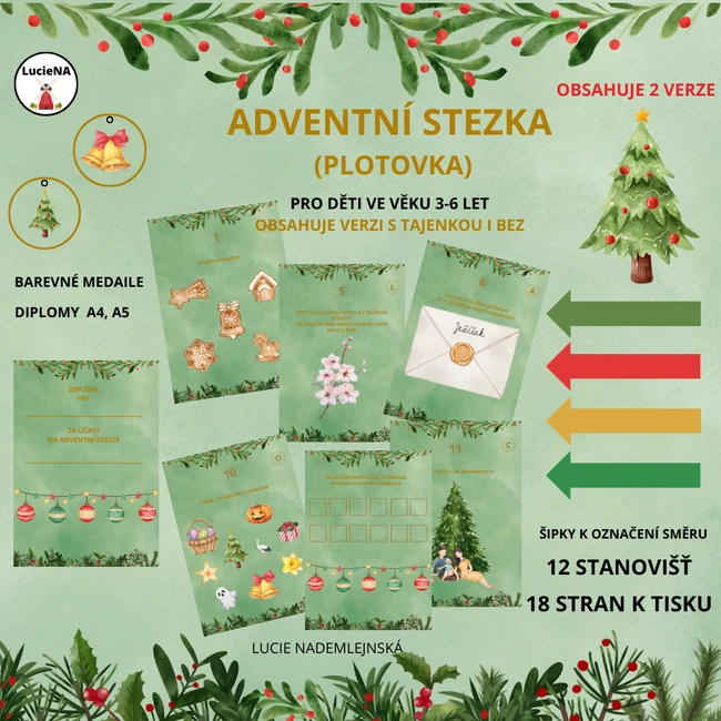 ADVENTNÍ PLOTOVKA 2V1