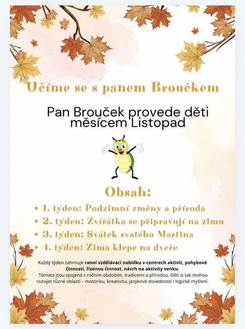Příprava: Listopad