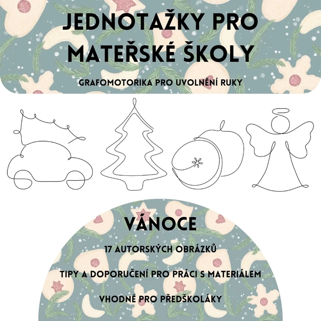 Jednotažky pro mateřské školy - Vánoce