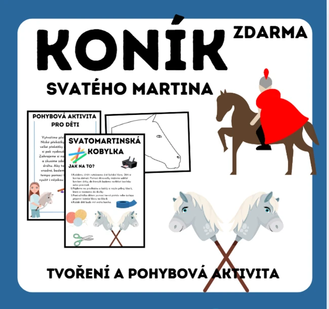 Kůň Svatého Martina - pohybová aktivita ZDARMA