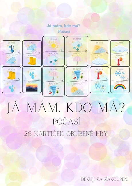 Já mám. Kdo má? Počasí