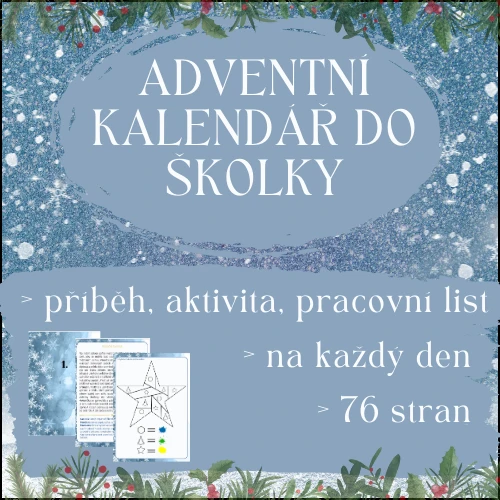 Adventní kalendář do školky 