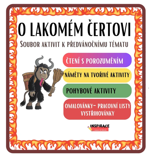 O LAKOMÉM ČERTOVI👹(soubor aktivit k tématu)