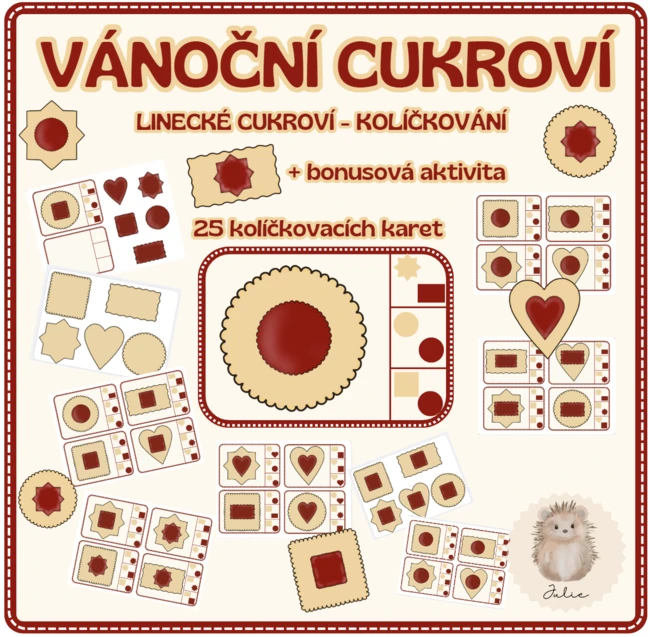 VÁNOČNÍ CUKROVÍ - KOLÍČKOVÁNÍ 