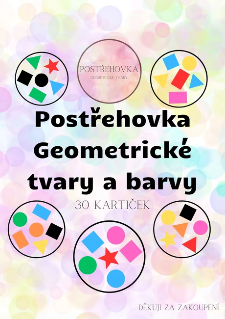 Postřehovka - geometrické tvary a barvy