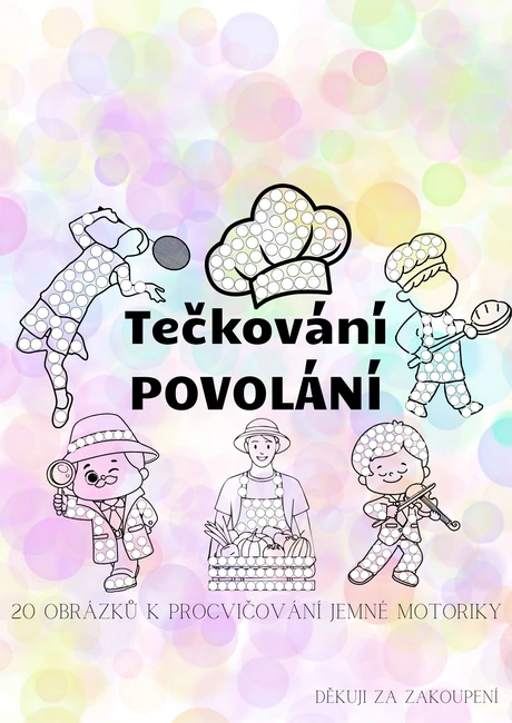 POVOLÁNÍ - tečkování - 20 obrázků