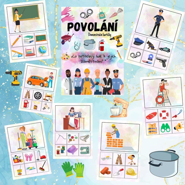 🧑‍🍳👩‍🚒POVOLÁNÍ - CO POTŘEBUJÍ LIDÉ K JEJICH ZAMĚSTNÁNÍ? 👩‍🌾👩‍🏫👮