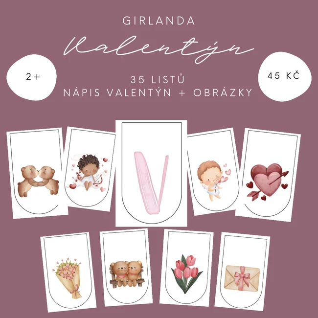Girlanda - Valentýn