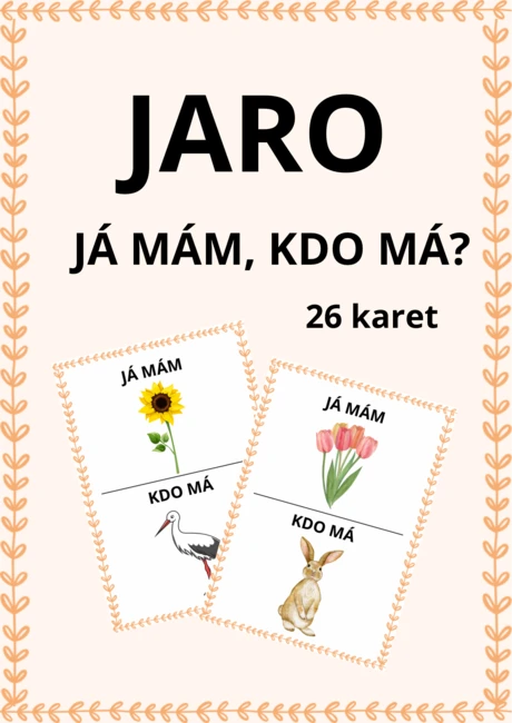 JARO - Já mám, kdo má?