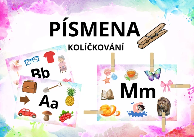 Písmena - kolíčkování 