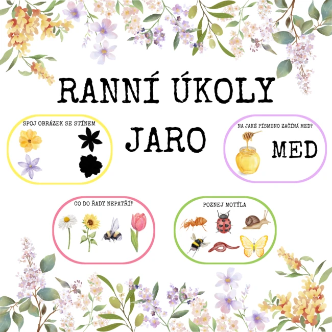 RANNÍ ÚKOLY- JARO
