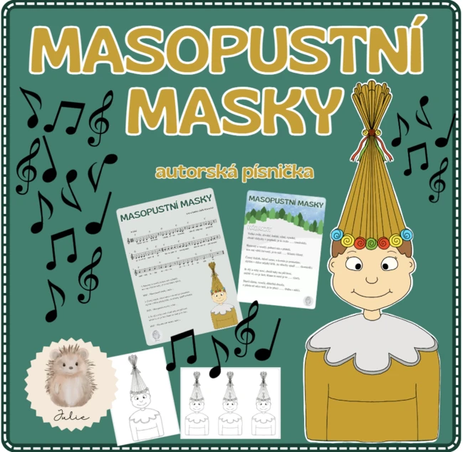 MASOPUSTNÍ MASKY - autorská písnička