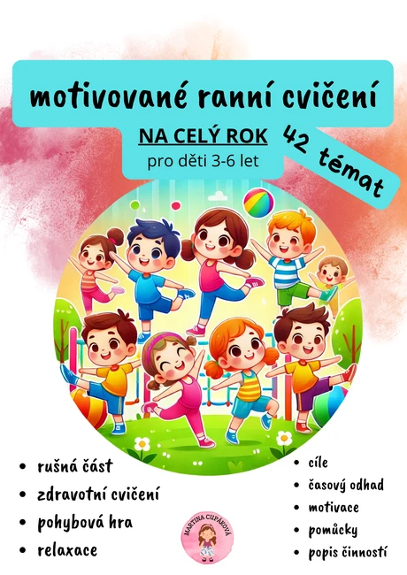 Ranní motivované rozcvičky pro děti do MŠ na celý rok