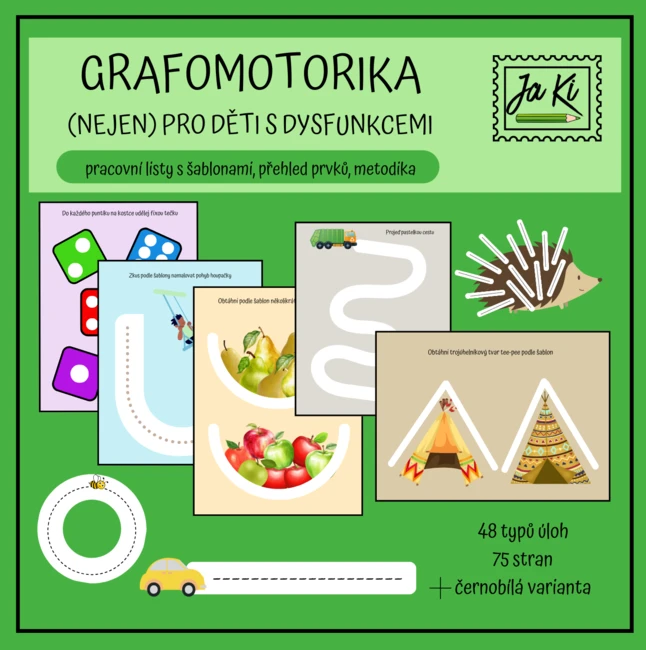 Grafomotorika (nejen) pro děti s dysfunkcemi