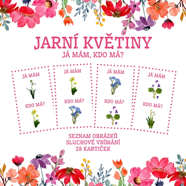 JARNÍ KVĚTINY - "Já mám, kdo má?"
