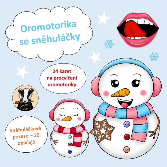 Oromotorika se sněhuláčky