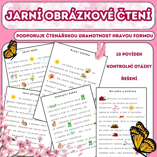 Jarní obrázkové čtení (Jaro)