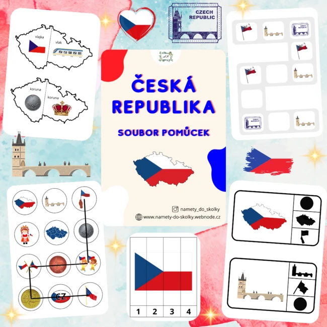 Česká republika - soubor pomůcek 