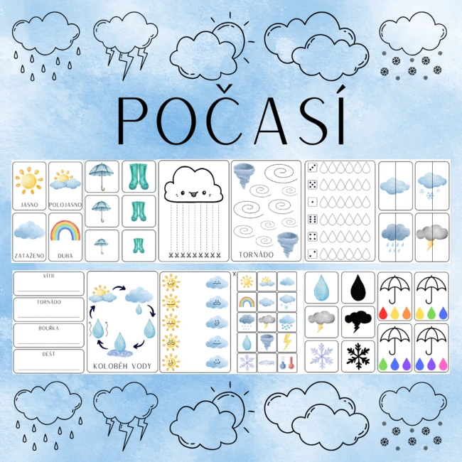 POČASÍ - AKTIVITY