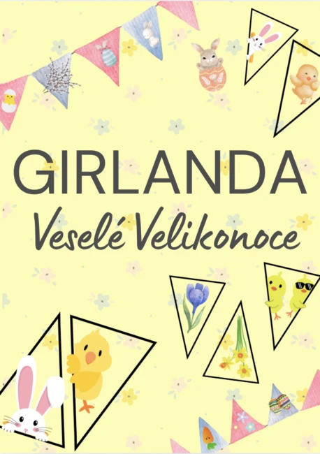 Girlanda- Velikonoce 
