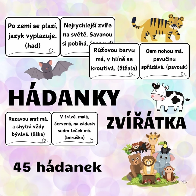 Hádanky - ZVÍŘÁTKA