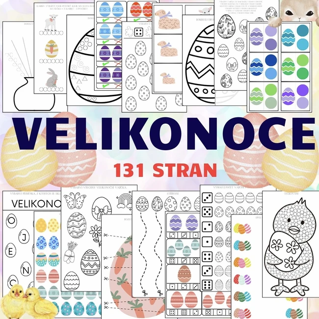 VELIKONOCE - 131 stran aktivit