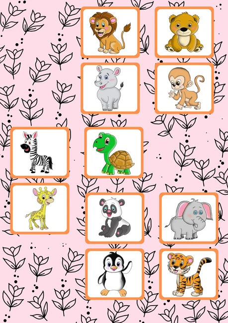 Demonstrační kartičky - Zoo