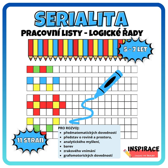 SERIALITA /POSLOUPNOST (pracovní listy)