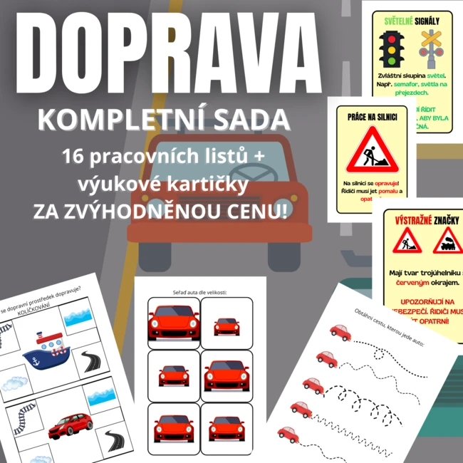 DOPRAVA - kompletní sada 