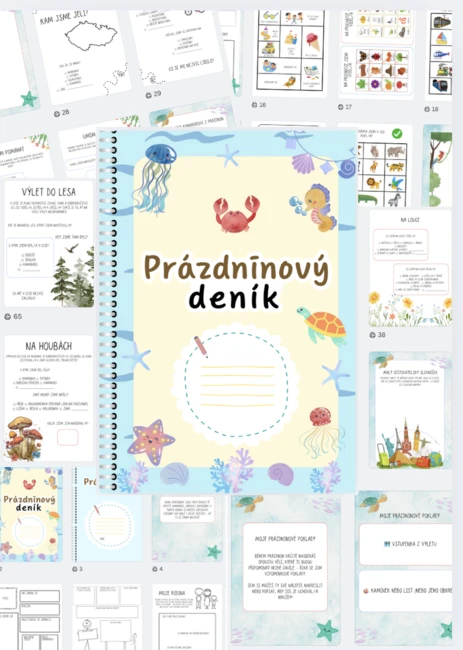 PRÁZDNINOVÝ-CESTOVNÍ DENÍK PRO DĚTI