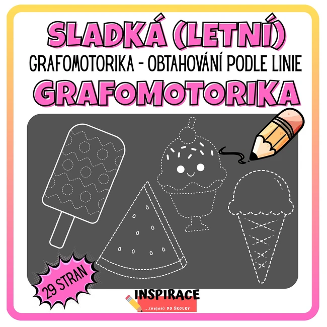 SLADKÁ GRAFOMOTORIKA 🍧