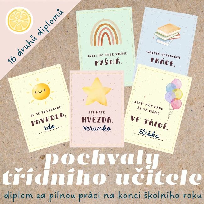 Pochvaly třídního učitele